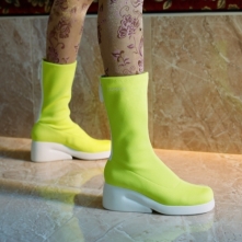 Camper Neon Yellow Ankle Boots Womens - Kaah Online Ireland | JWTRQ1874